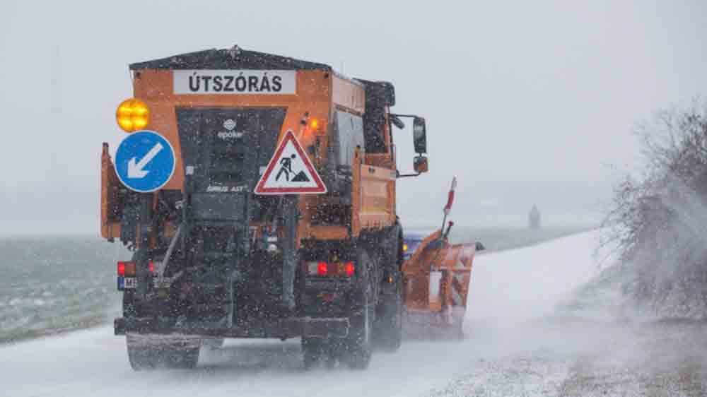 Csak semmi pánik! A Magyar Közút felkészült a hóesésre