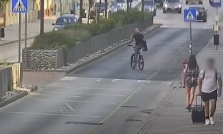 Az év bukása: kerékpárt és televíziót lopott a fiatal tolvaj, majd hatalmasat esett a belvárosban – mindezt a térfigyelő kamerák is rögzítették. VIDEÓVAL!