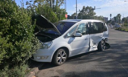 Durva csattanás volt a fővárosban – Még a vétkes sofőrnek állt feljebb!