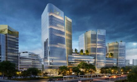 90 méteres toronyház épül az Árpád hídnál – elkészültek a Mészáros Lőrinc-féle gigabank új székházának látványtevei