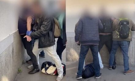 Utasoknak látszó, civil ruhás rendőrök tucatjai csaptak le két férfira a Keleti pályaudvaron
