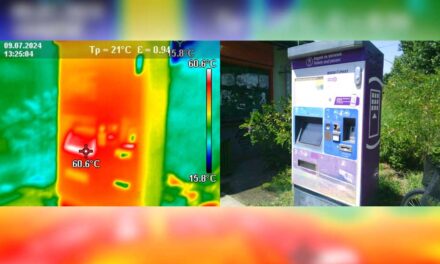 Hőkamerával az agglomerációban: Tűzforró aszfalt, brutálisan meleg buszmegálló, a BKK-automatán pedig tojást lehetne sütni