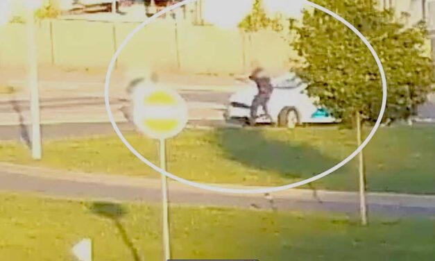 Fegyveres rendőrségi akció Solymáron, a csikorgó rendőrautó pillanatok alatt fékezett, a rendőrök nem vacakoltak