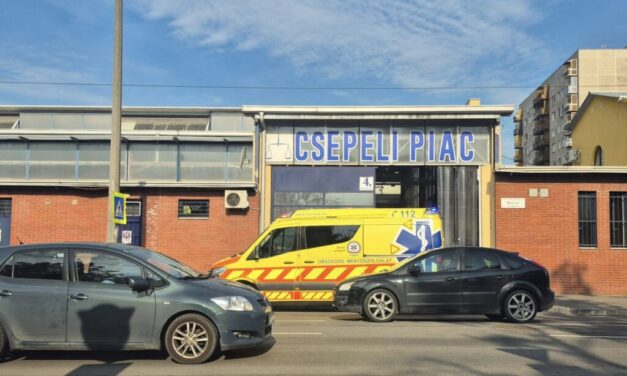 Dráma a csepeli piacon: rosszul lett és leállt a légzése egy idős férfinak, iskolába tartó diákok küzdöttek az életéért