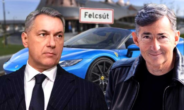 Mészáros Lőrincet nem érdekli, hogy Lázár Jánost zavarja a luxizás, a milliárdost kék Ferrariban fotózták le Felcsúton