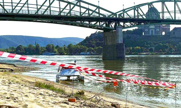 Lezárták a Duna egy szakaszát, séta közben óriási bombába botlott egy nő