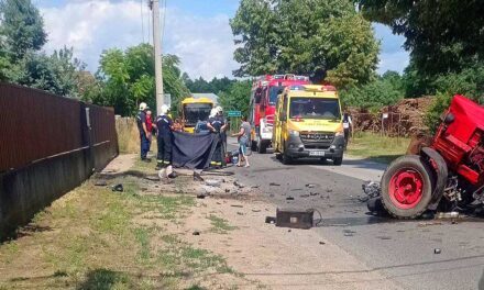 „A piricseikkel közösen húztuk félre a motoros testét” – megszólalt a traktor vezetője, akinek nekicsapódott a háromgyermekes apa, a 43 éves férfi a helyszínen meghalt