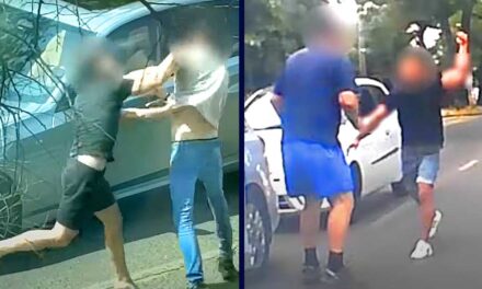 Autósok brutális verekedése az Árpád hídnál és Csepelen, kalapáccsal akart ütni az egyik, a másik durván földre verte a másikat – Videó