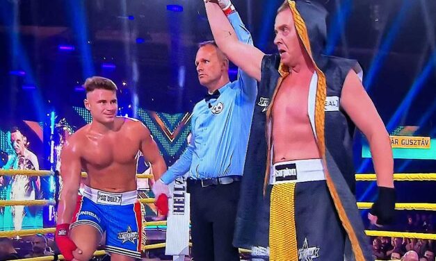 Sztárbox: egy perc után technikai KO-val ütötte ki a ringből Molnár Gusztáv PSG Oglit