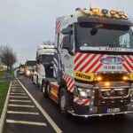 Elindultak Budapestre az útdíjemelések miatt tiltakozó  kamionosok: videón a konvojban vonuló fuvarosok, akik teljesen megbéníthatják a fővárost