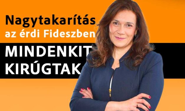 Kirúgták a fideszesek a sajátjaikat, leváltottak mindenkit Érden – az új főnök, Kardosné Gyurkó Katalin kicsinált mindenkit