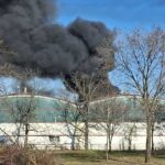 Óriási lángokkal ég a soroksári hulladákfeldolgozó – fotók, videó a cikkben