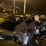 Tömegbaleset a Váci úti felüljárónál: egy luxusautós ámokfutó miatt mélybe zuhant a Toyota, ketten meghaltak