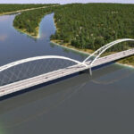 Halálos munkahelyi baleset az épülő mohácsi hídon: két munkagép közé szorult egy ember