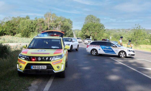 Halálos baleset Pécsen: fának csapódott a táncversenyre utazó gyerekek busza, egy ember meghalt, 23-an megsérültek