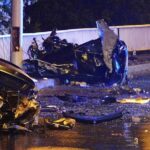 Halálos baleset Szegeden: az ütközéstől három részre szakadt a száguldozó Mercedes – megdöbbentő helyszíni fotók