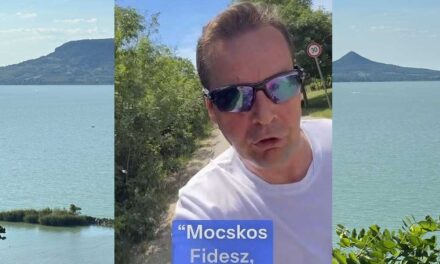 A fideszes Németh Balázs azzal dicsekszik, hogy beszóltak neki Balatonakaliban – A politikus szerint a vele üvöltöző bringásnak hálásnak kellene lennie, hogy a fidesz által épített kerékpárúton tekerhet