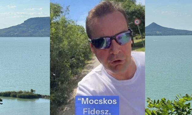 A fideszes Németh Balázs azzal dicsekszik, hogy beszóltak neki Balatonakaliban – A politikus szerint a vele üvöltöző bringásnak hálásnak kellene lennie, hogy a fidesz által épített kerékpárúton tekerhet