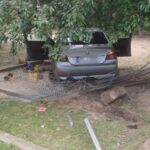 Hajszálon múlott a gyerekek élete: homokozóba hajtott egy ámokfutó BMW-s Dányon