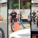 Arnold Schwarzenegger újra Budapesten: Biciklivel és testőrökkel tűnt fel Budán a Márvány utca környékén a 78 éves Terminátor