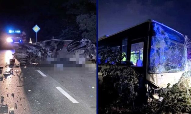 A debreceni akkumulátorgyár dolgozóit szállította az Ebes és Debrecen között balesetet szenvedett busz:  egy ember meghalt, tizen megsérültek