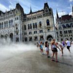 Újpesten és Budakalászon is megdőlt a hőségrekord, a MÁV fehérre festi a síneket a forróság miatt