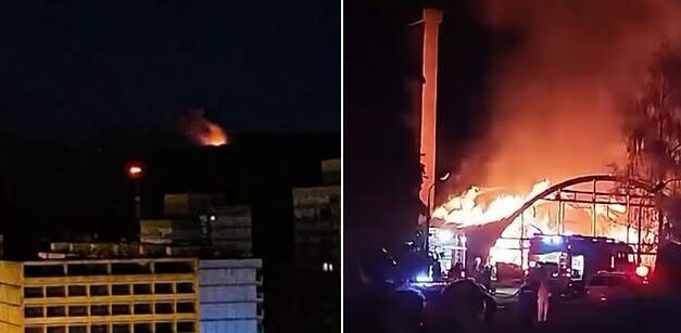 Kigyulladt egy szálloda Salgótarjánban, a tűzoltók egész éjjel oltották az épületet