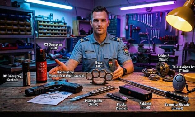 Azonnali védelem baj esetén: Milyen önvédelmi eszközöket hordhatsz legálisan az utcán, és melyekért jár milliós bírság?