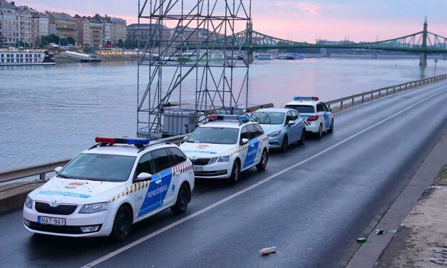 A Dunába menekült a rendőrök elől a jogsi nélkül vezető férfi